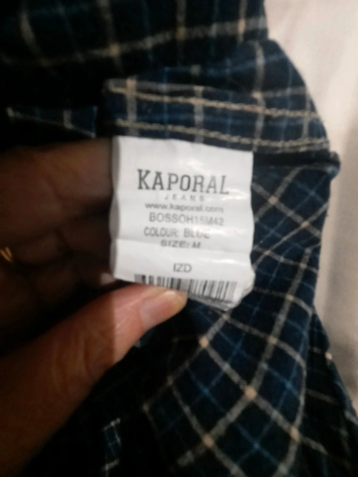 Camisa hombre m kaporal a cuadros como #nueva – photo 7